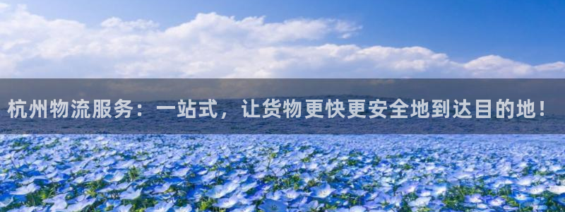 狗子28软件有什么用：杭州物流服务：